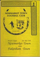 Newmarket Town v Fakenham Town