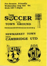 Newmarket Town v Cambridge United